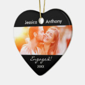 Ornement engagé de photo de Noël (Gauche)