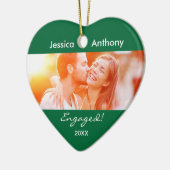 Ornement engagé de photo de Noël (Gauche)