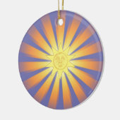 Ornement ensoleillé de Noël (Gauche)