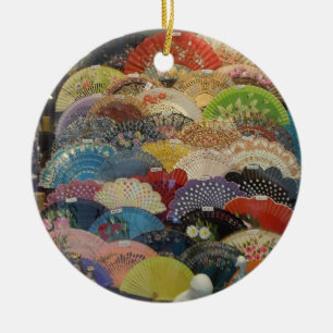 Ornement espagnol - fans de flamenco