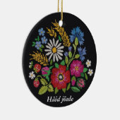 Ornement estonien de Noël - Muhu inspiré (Droite)