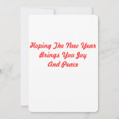 Ornement et carte de Noël Holly (Dos)