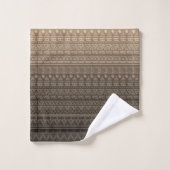 Ornement ethnique Brown (Gant de toilette)