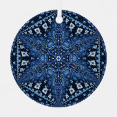 Ornement étoile bleu arménien (Recto)