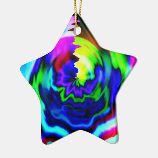 ORNEMENT ÉTOILE EN CÉRAMIQUE 1962 (Gauche)