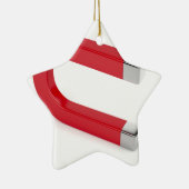Ornement Étoile En Céramique Aimant en fer à cheval (Droite)