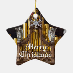 Ornement Étoile En Céramique Anges de cathédrale de Chester