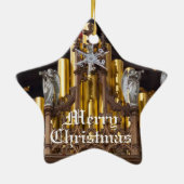 Ornement Étoile En Céramique Anges de cathédrale de Chester (Dos)