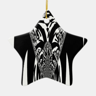 Ornement Étoile En Céramique Art Abstrait africain