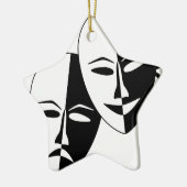 Ornement Étoile En Céramique Au théâtre ! (Gauche)