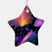 Ornement Étoile En Céramique Autumn Leaves (Droite)