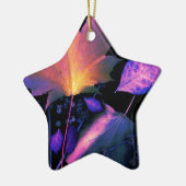 Ornement Étoile En Céramique Autumn Leaves (Gauche)