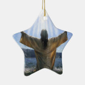 Ornement Étoile En Céramique Baptême de Jésus (Droite)