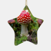 Ornement Étoile En Céramique Beauté d'automne (Droite)