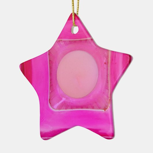 Ornement Étoile En Céramique Bougie, Sweet Rose Love Lumière aux chandelles (Gauche)