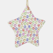 Ornement Étoile En Céramique Boules de bingo-test (Droite)