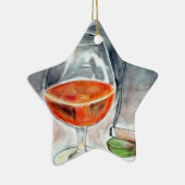 Ornement Étoile En Céramique Bourbon et fumée (Droite)