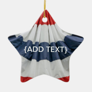 Ornement Étoile En Céramique Campagne