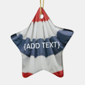 Ornement Étoile En Céramique Campagne (Gauche)
