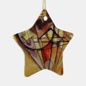 Ornement Étoile En Céramique Cercles Abstraits Kandinsky (Droite)