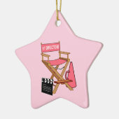 Ornement Étoile En Céramique Chair de directeur : Directeur du numéro un (Gauche)