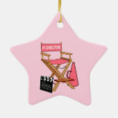 Ornement Étoile En Céramique Chair de directeur : Directeur du numéro un (Dos)