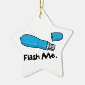 Ornement Étoile En Céramique conception de clé USB flash me (Gauche)