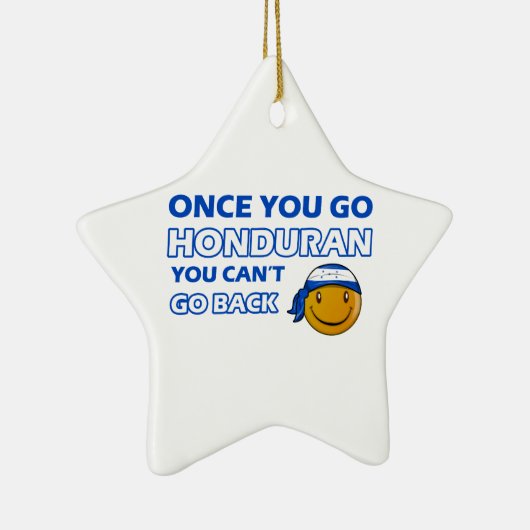 Ornement Étoile En Céramique Conceptions honduriennes (Droite)