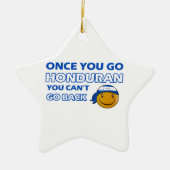 Ornement Étoile En Céramique Conceptions honduriennes (Devant)