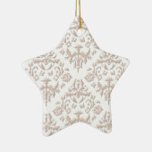 Ornement Étoile En Céramique Damas 3D (Droite)