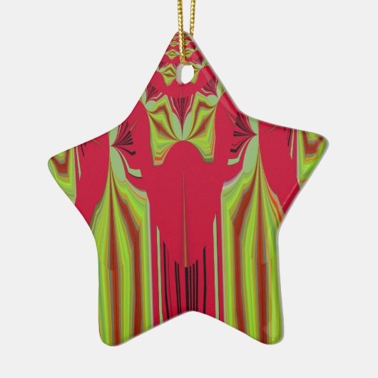 Ornement Étoile En Céramique Design Hakuna Matata sans faille (Gauche)