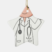 Ornement Étoile En Céramique Docteur (Droite)