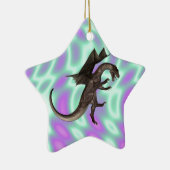 Ornement Étoile En Céramique Dragon (Droite)