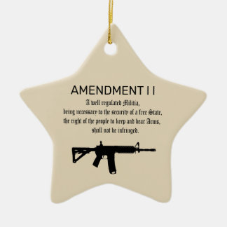 Ornement Étoile En Céramique Droit De Porter Des Armes, Droit Constitutionnel D