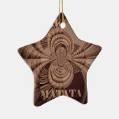 Ornement Étoile En Céramique Earthy Hakuna Matata (Droite)