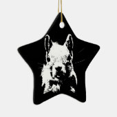 Ornement Étoile En Céramique Écureuil (Droite)