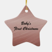 Ornement Étoile En Céramique Édredon de patchwork démodé (Dos)