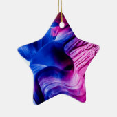 Ornement Étoile En Céramique Encaustic 1836 de peinture de cire (Droite)