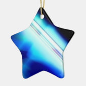 Ornement Étoile En Céramique Étoile pour arbre de Noël (Gauche)