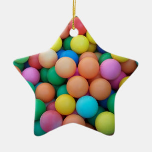 Ornement Étoile En Céramique Étoile pour sapin de Noël