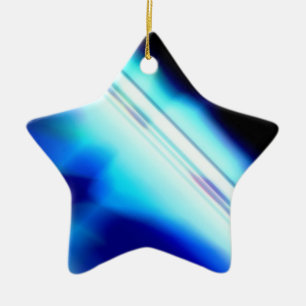 Ornement Étoile En Céramique Étoile pour sapin de Noël