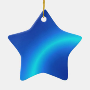 Ornement Étoile En Céramique Étoile pour sapin de Noël