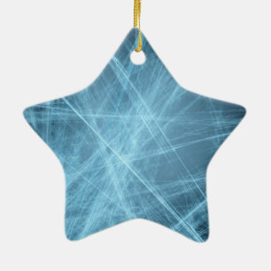 Ornement Étoile En Céramique Étoile pour sapin de Noël