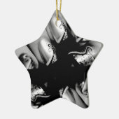 Ornement Étoile En Céramique Fingernails Designer (Gauche)