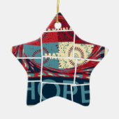 Ornement Étoile En Céramique Hope Hakuna Matata (Devant)