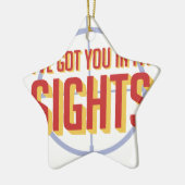 Ornement Étoile En Céramique Je t'ai vue - Soldat 76 (Gauche)