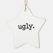 Ornement Étoile En Céramique laid (Gauche)