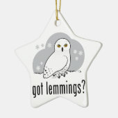 Ornement Étoile En Céramique lemmings obtenus ? (Gauche)