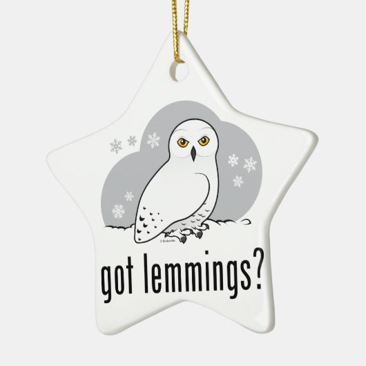 Ornement Étoile En Céramique lemmings obtenus ? (Gauche)