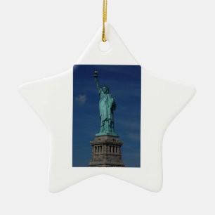 Ornement Étoile En Céramique Liberty Enlightening the World - Statue de la Libe